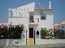 front of villa